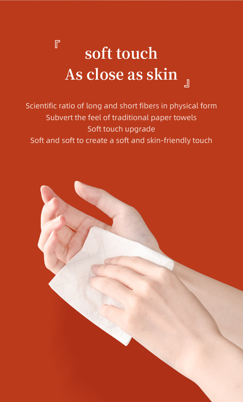 Yuese Orange Facial Tissues 4-Ply 20 Packs
