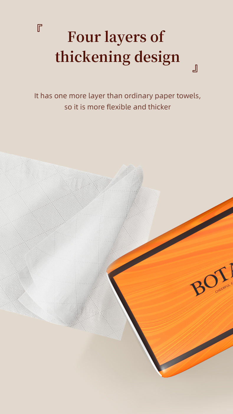 Yuese Orange Facial Tissues 4-Ply 20 Packs
