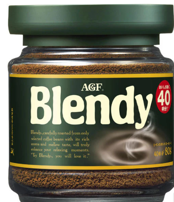 Ajinomoto Agf Blendy Mellow And Rich Instant Coffee Bottle 80g - Rich Taste Instant Coffee