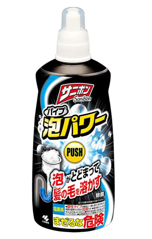 KOBAYASHI Sanibon Foam Power Drain Clog Remover 400ml